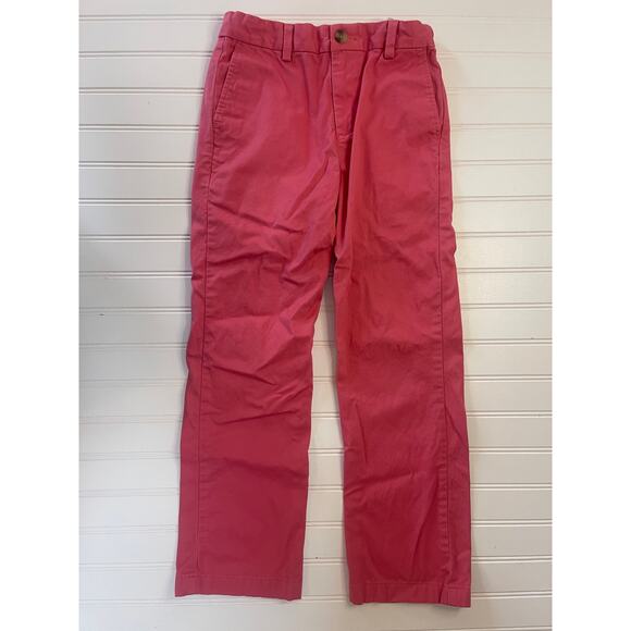 Vineyard Vines Salmon Khaki Pants Chinos Preppy Size Boys 8 - Picture 1 of 6
